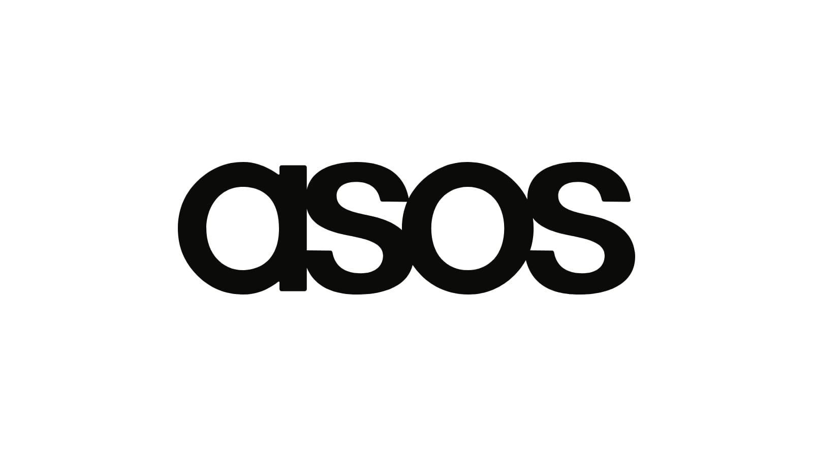 The ASOS logo in black lowercase letters on a white background.