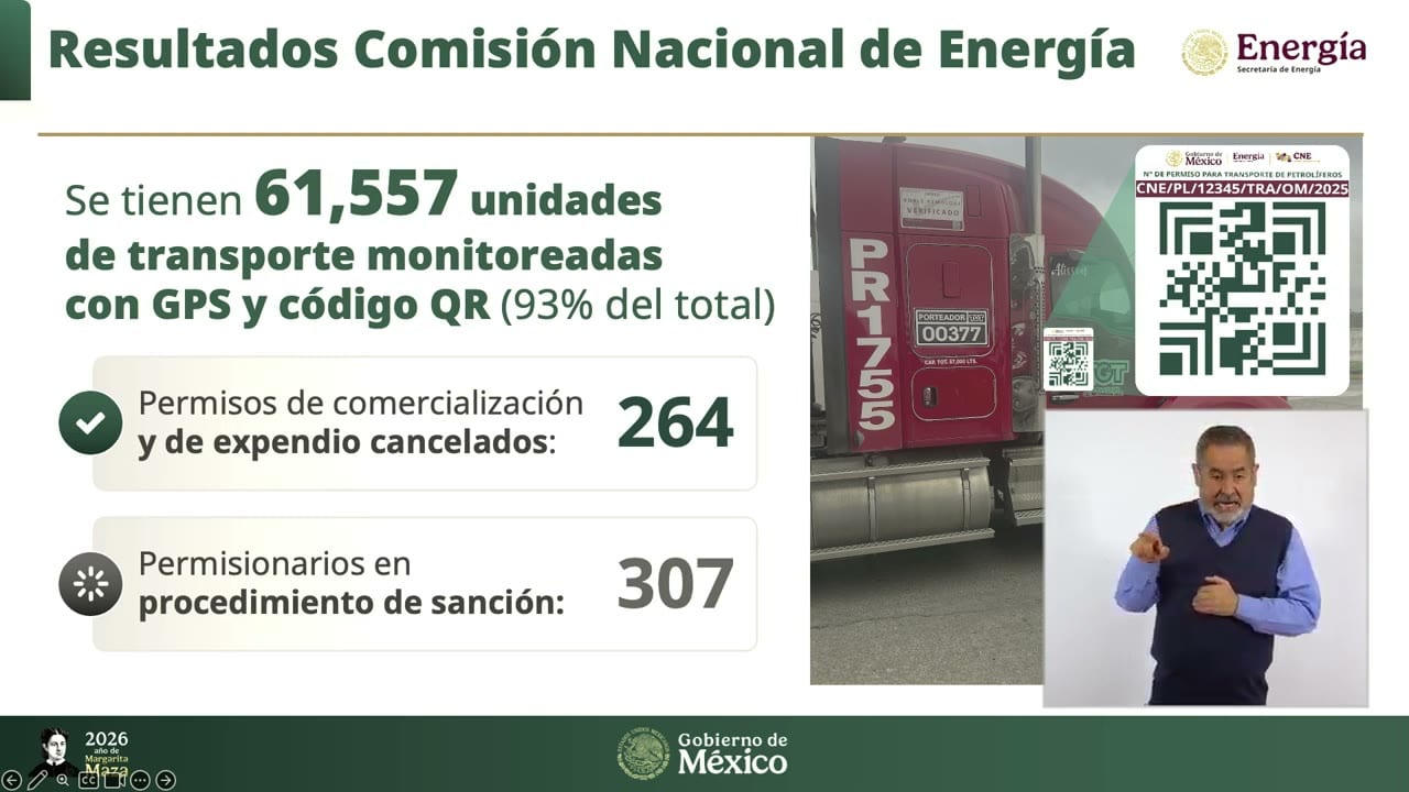 Lámina proyectada en la conferencia: Resultados Comisión Nacional de Energía.